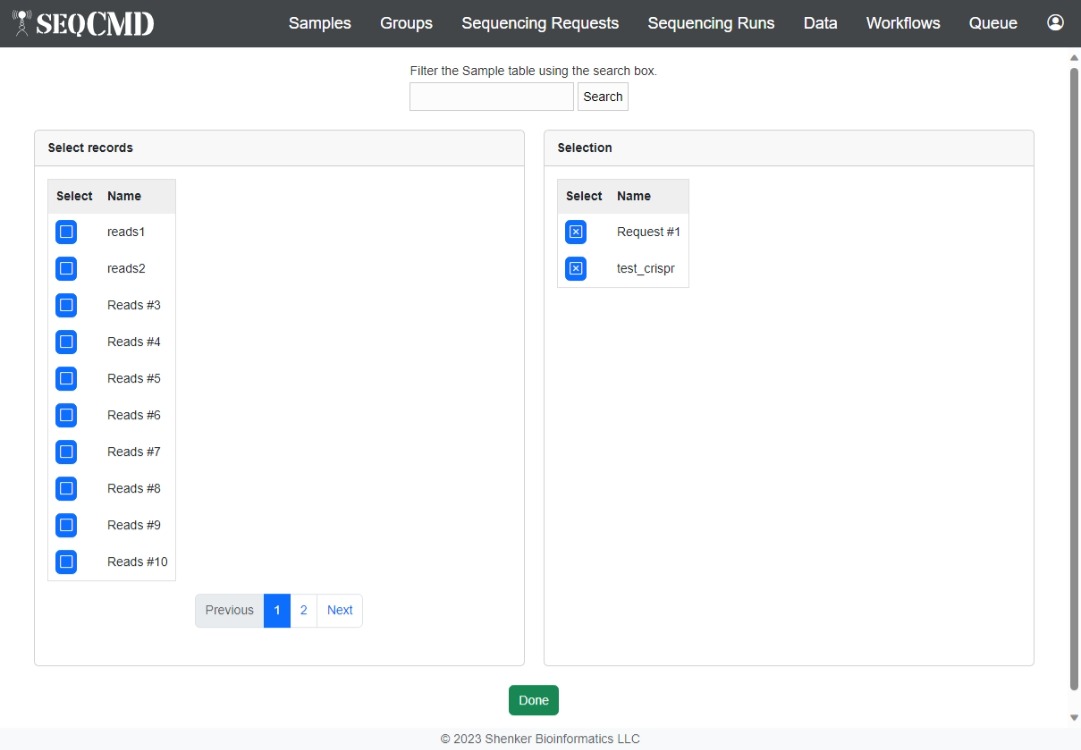 Sequencing Data